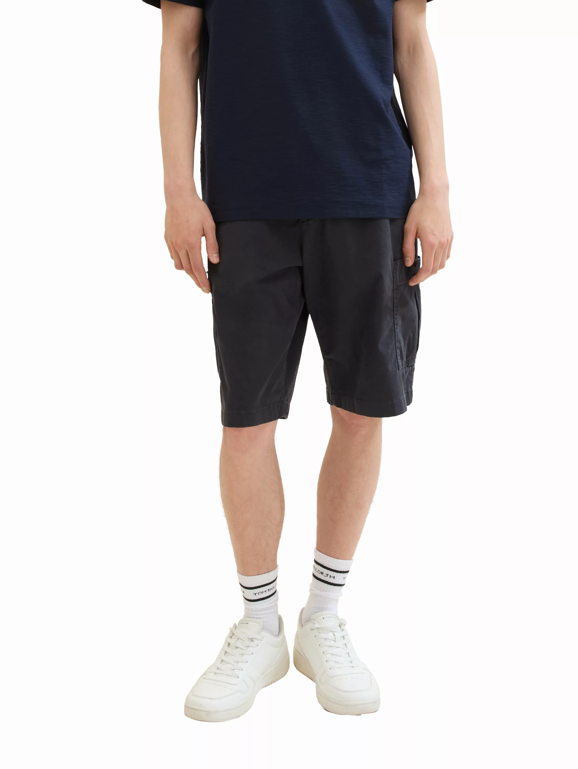 TOM TAILOR Denim Cargoshorts, unifarben günstig online kaufen