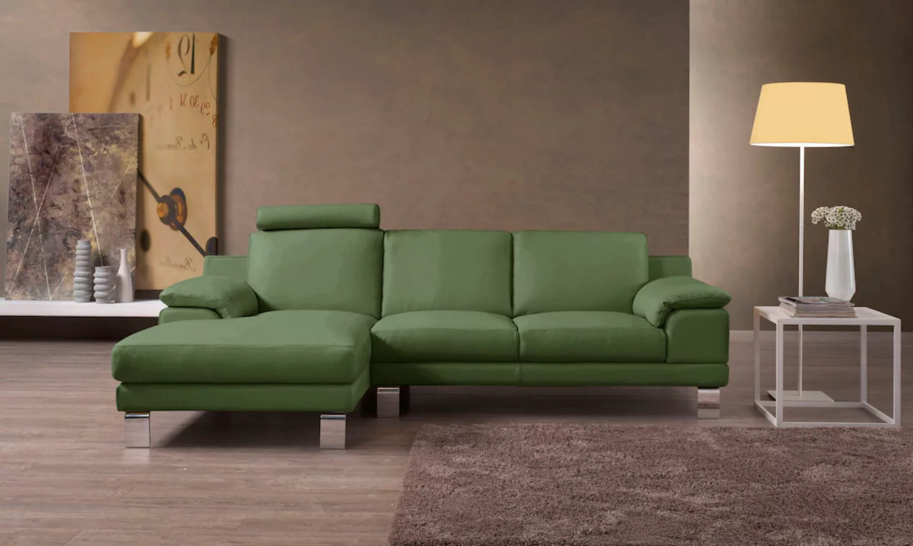 Egoitaliano Ecksofa "Shakira, Design und super Sitzkomfort auf hohem Niveau günstig online kaufen