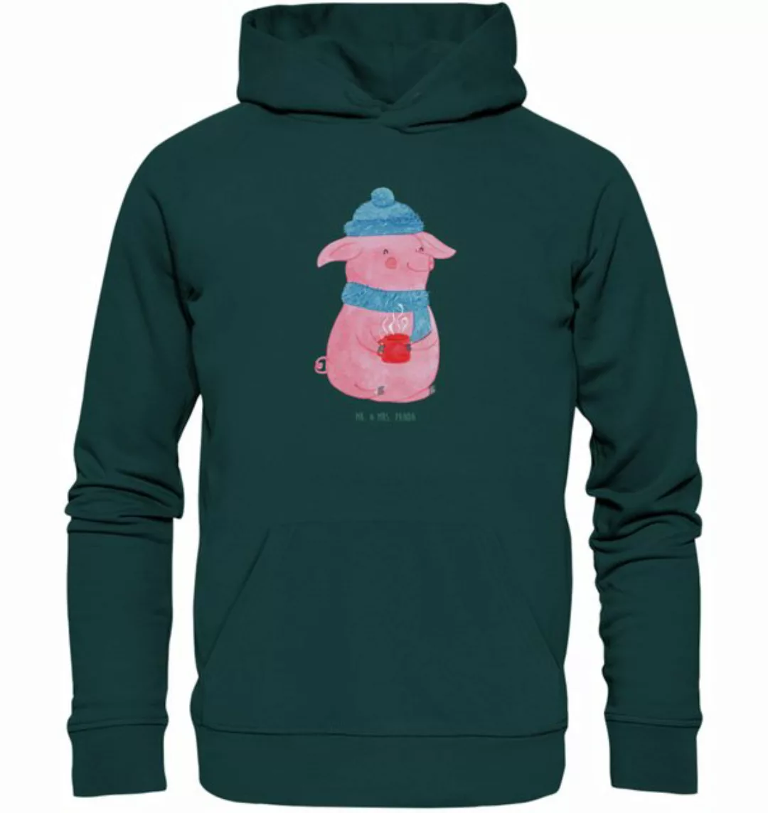 Mr. & Mrs. Panda Hoodie Größe XXL Schwein Glühwein - Mid Heather Green - Ge günstig online kaufen