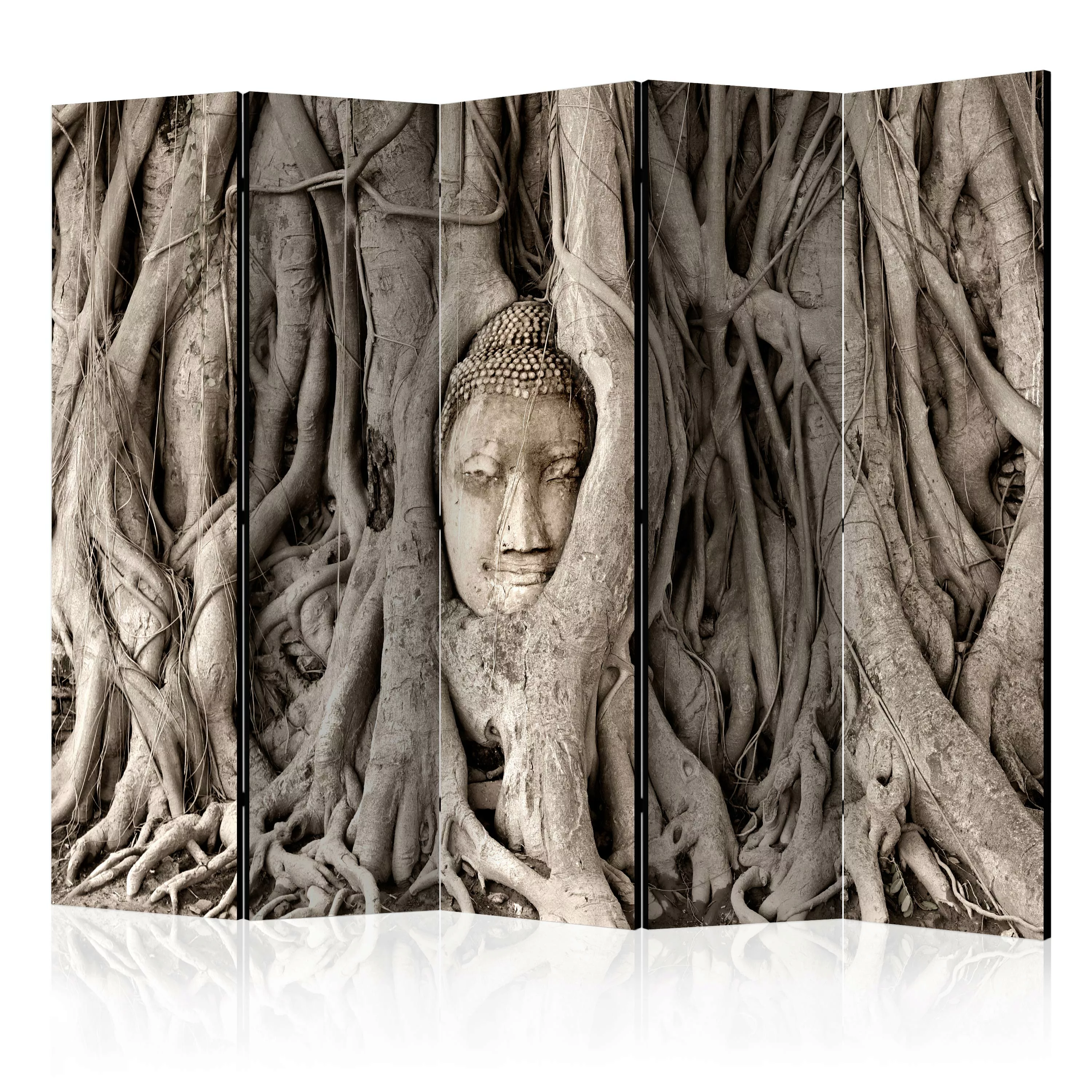 5-teiliges Paravent - Buddha's Tree Ii [room Dividers] günstig online kaufen