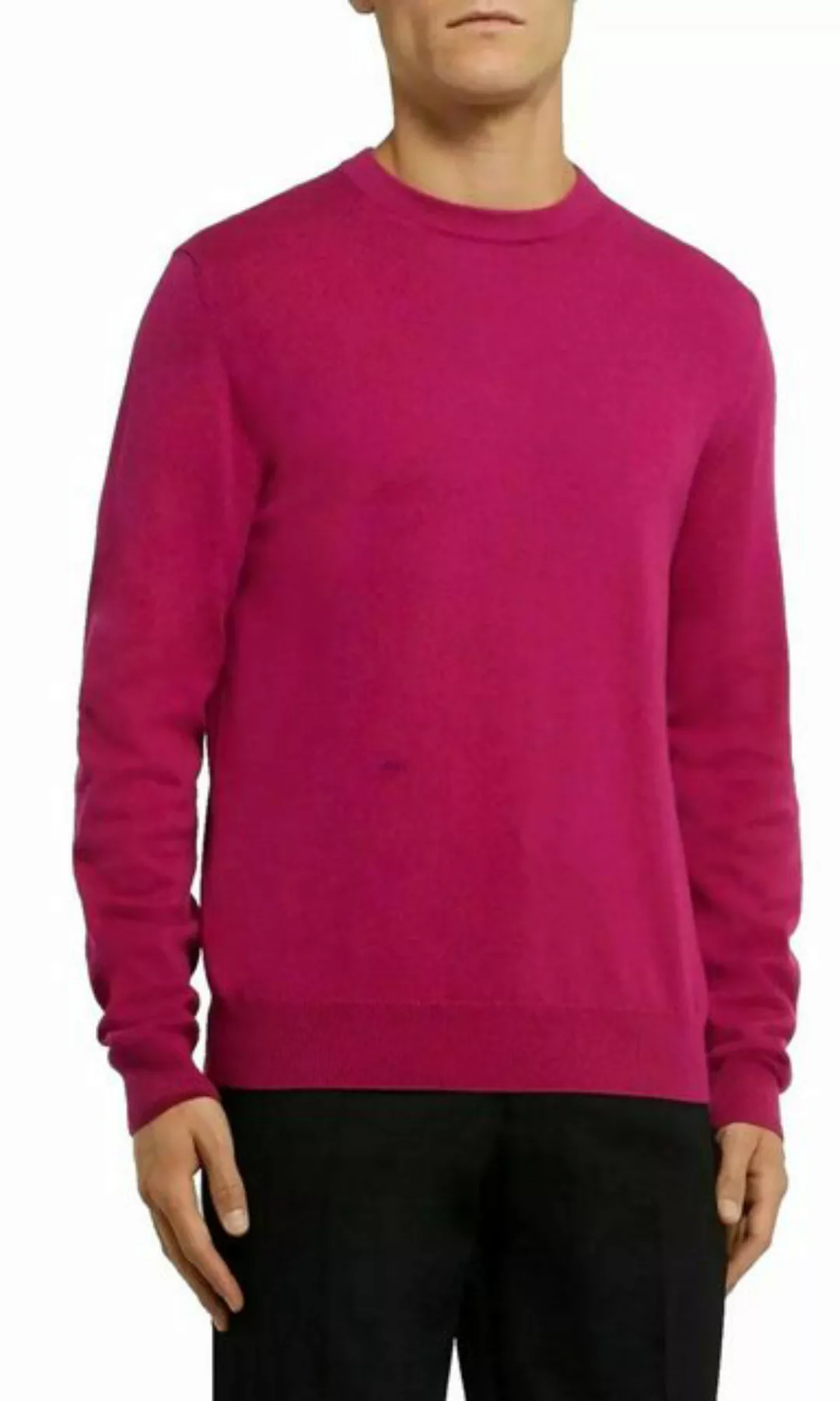 Berluti Kaschmirpullover Kaschmir Maulbeerseiden Strickpullover Dezente Sti günstig online kaufen