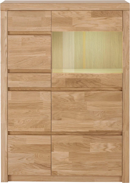 Home affaire Vitrine "Silkeborg", Höhe, 125 cm günstig online kaufen
