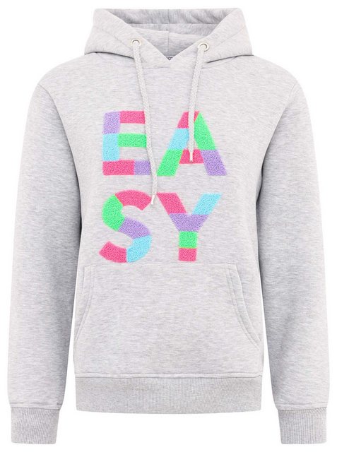 Zwillingsherz Hoodie "EASY" mit buntem Easy Schriftzug günstig online kaufen