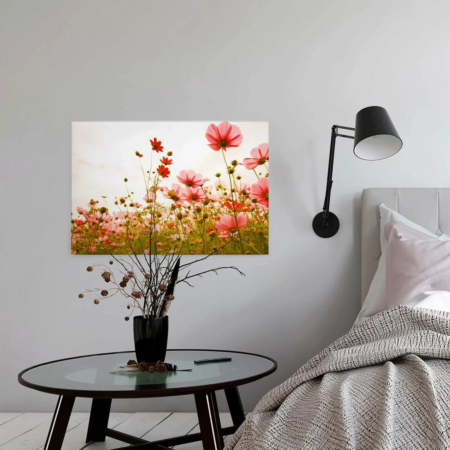 A.S. Création Leinwandbild "Flower Meadow", Blumen, (1 St.), Mohnblume Keil günstig online kaufen