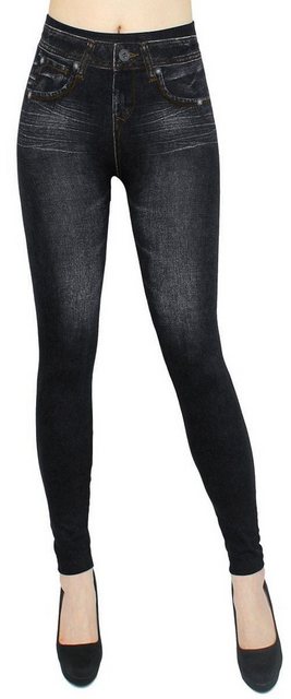 dy_mode Thermoleggings Thermo Leggings Damen Jeggings Gefüttert Hochbund Je günstig online kaufen