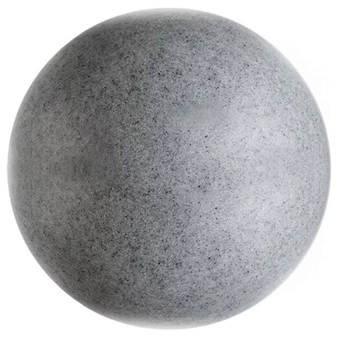 Leuchtkugel Granit in Grau 380mm E27 IP65 günstig online kaufen