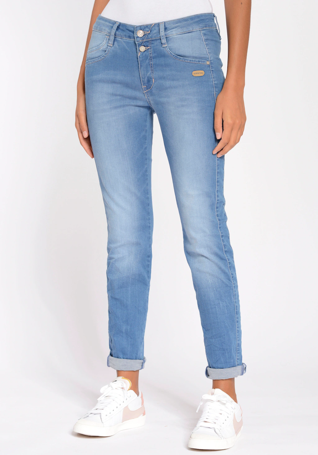 GANG Slim-fit-Jeans 94Sana mit Galonstreifen günstig online kaufen