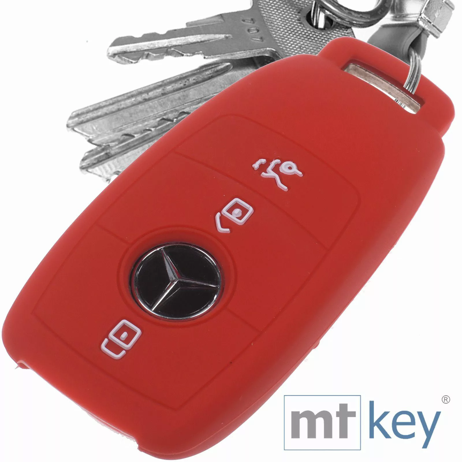 mt-key Schlüsseltasche Autoschlüssel Softcase Silikon Schutzhülle günstig online kaufen