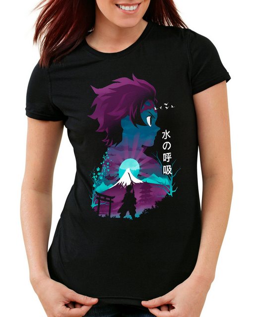 style3 T-Shirt Kamado Night demon slayer anime japan manga cosplay günstig online kaufen