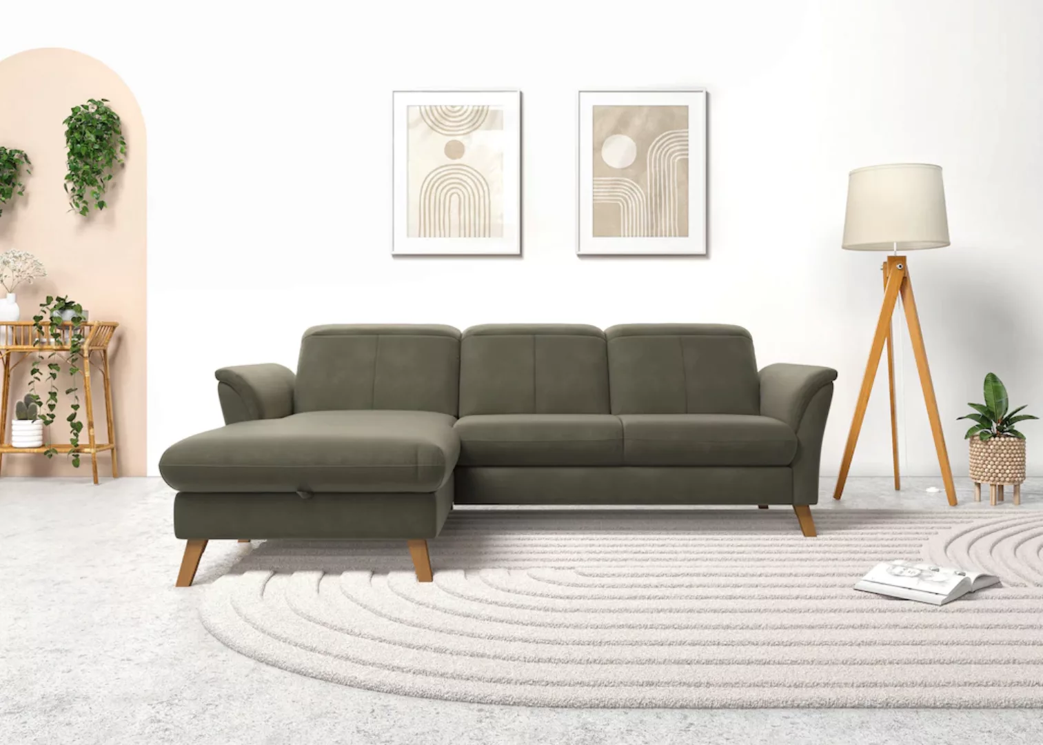 sit&more Ecksofa "Romero L-Form", wahlweise mit oder ohne Relax-Funktion, B günstig online kaufen