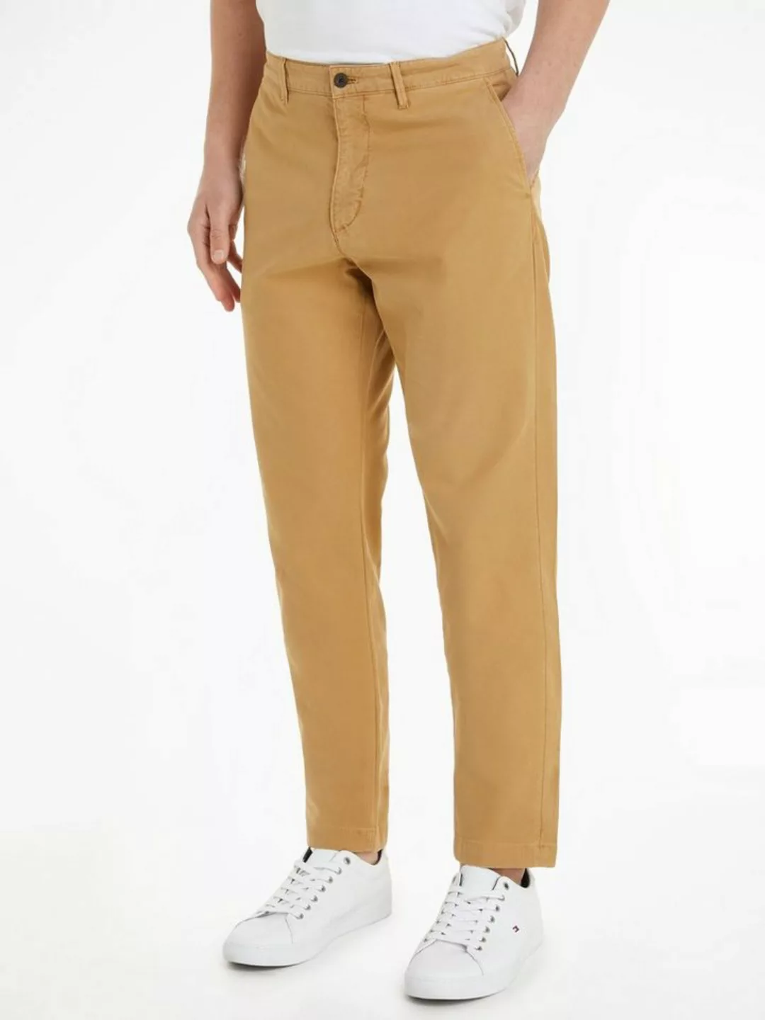 Tommy Hilfiger Chinohose CHINO CHELSEA GABARDINE GMD mit Logostickerei auf günstig online kaufen