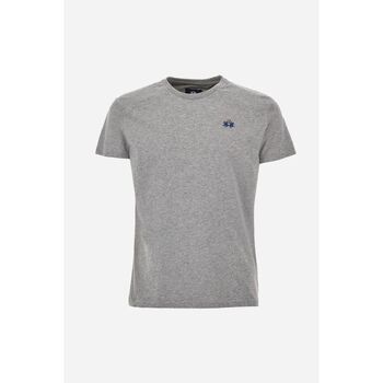 La Martina  T-Shirts & Poloshirts CCMR04-JS206 - SERGE-01002 MEDIUM HTR GRE günstig online kaufen