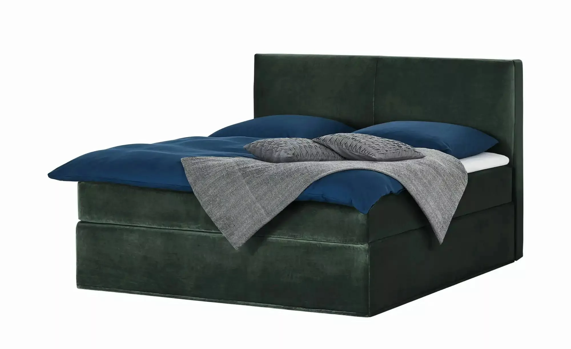 Boxi Boxspringbett 160 x 200 cm  Boxi Classic ¦ grün ¦ Maße (cm): B: 160 H: günstig online kaufen