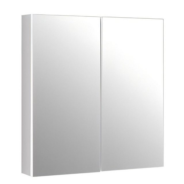 COSTWAY Spiegelschrank Badezimmerspiegelschrank mit Spiegel,65x62x11,5cm günstig online kaufen