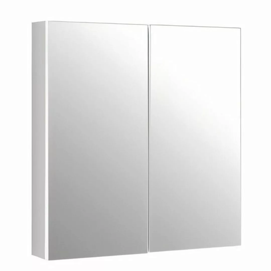 COSTWAY Spiegelschrank Badezimmerspiegelschrank mit Spiegel,65x62x11,5cm günstig online kaufen