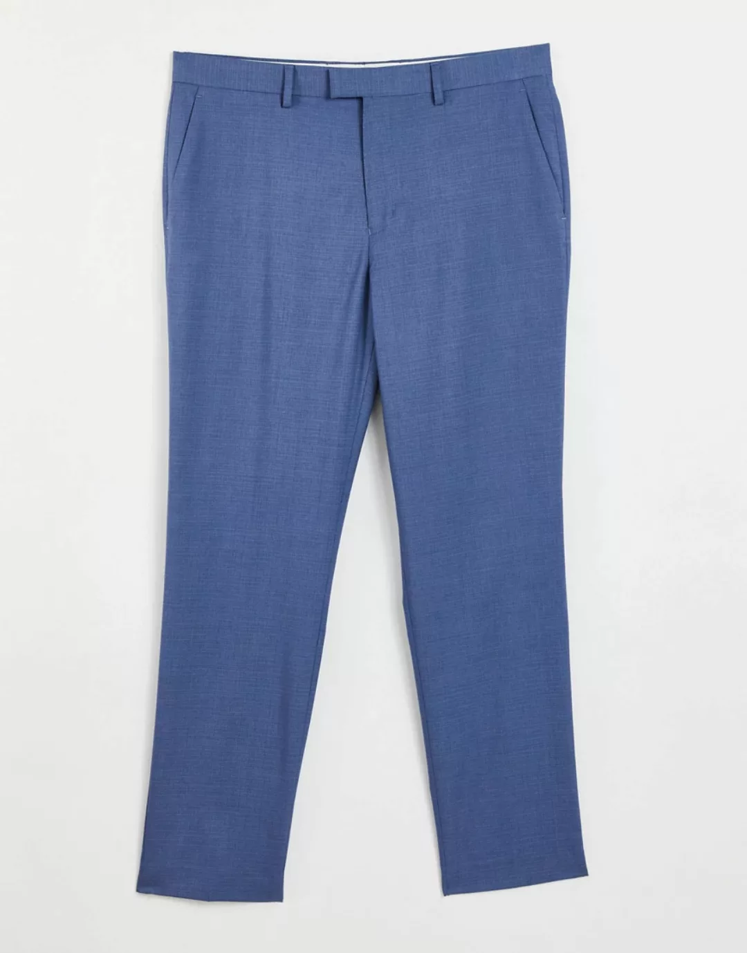 Topman – Anzughose in schmaler Passform in Blau günstig online kaufen