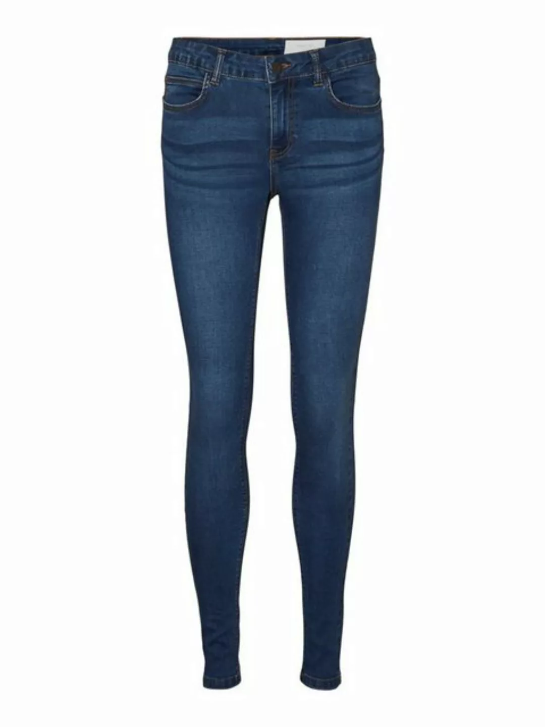 Noisy May Damen Jeans NMBILLIE Skinny Fit Blau -Medium Blue Denim günstig online kaufen