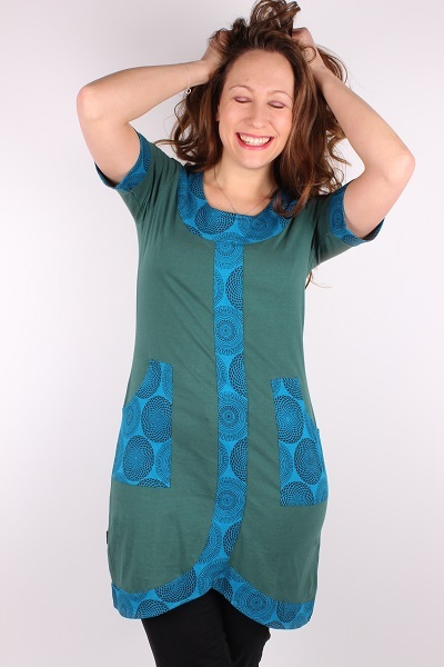 Fairtrade Damen Kurzarmkleid Aus Bio-baumwolle Indra günstig online kaufen