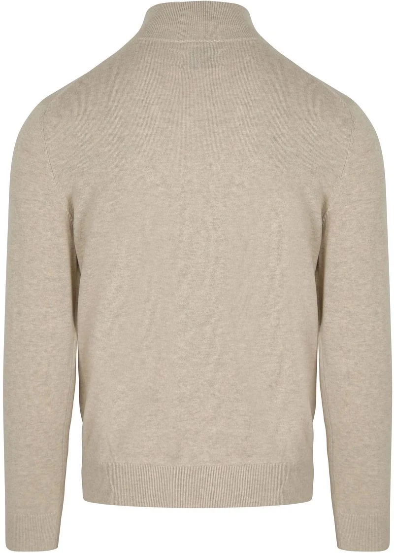 Gant Half Zip Pullover Hellbeige - Größe 3XL günstig online kaufen