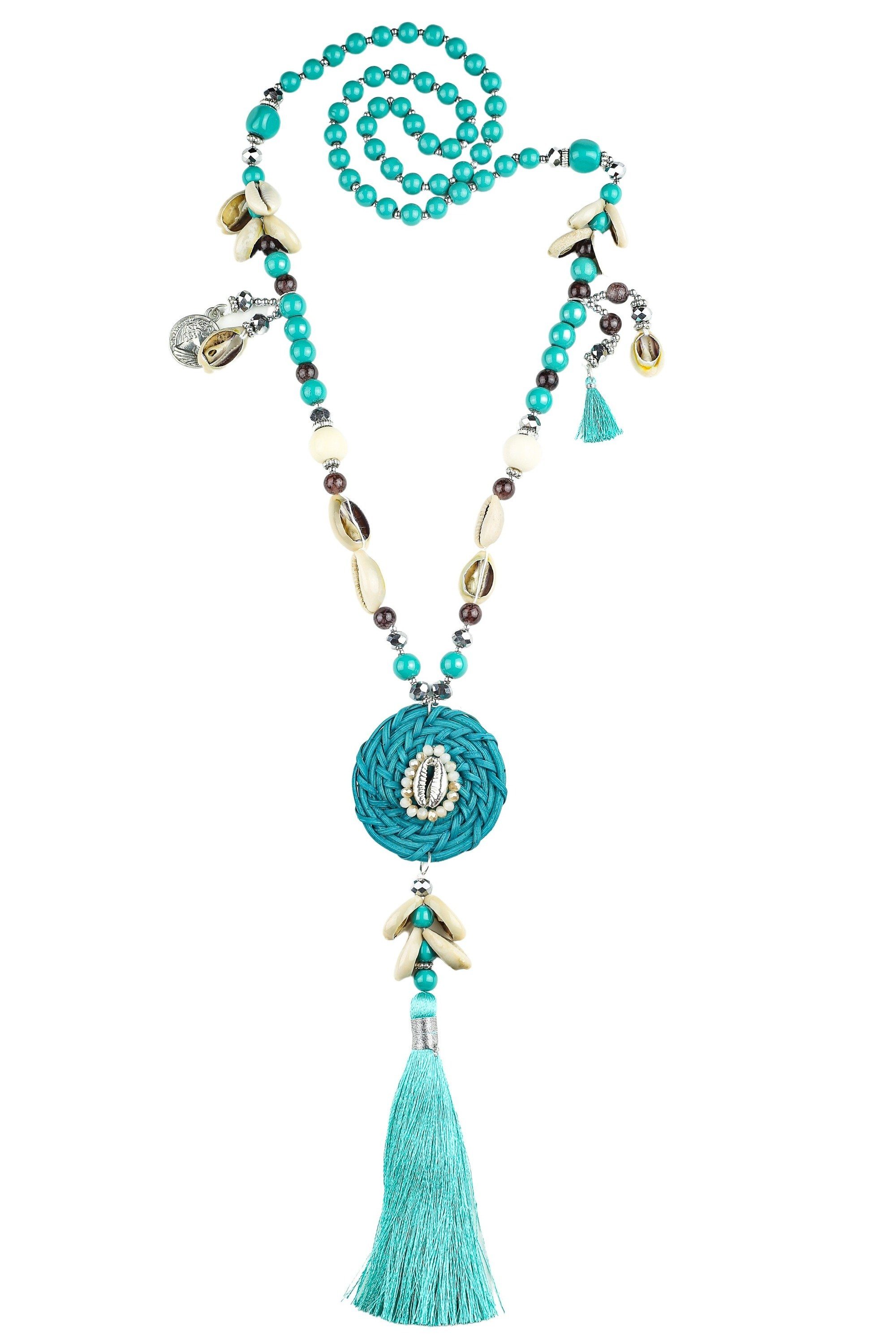 COLLEZIONE ALESSANDRO Lange Kette "Bahli", mit echten Glasperlen günstig online kaufen