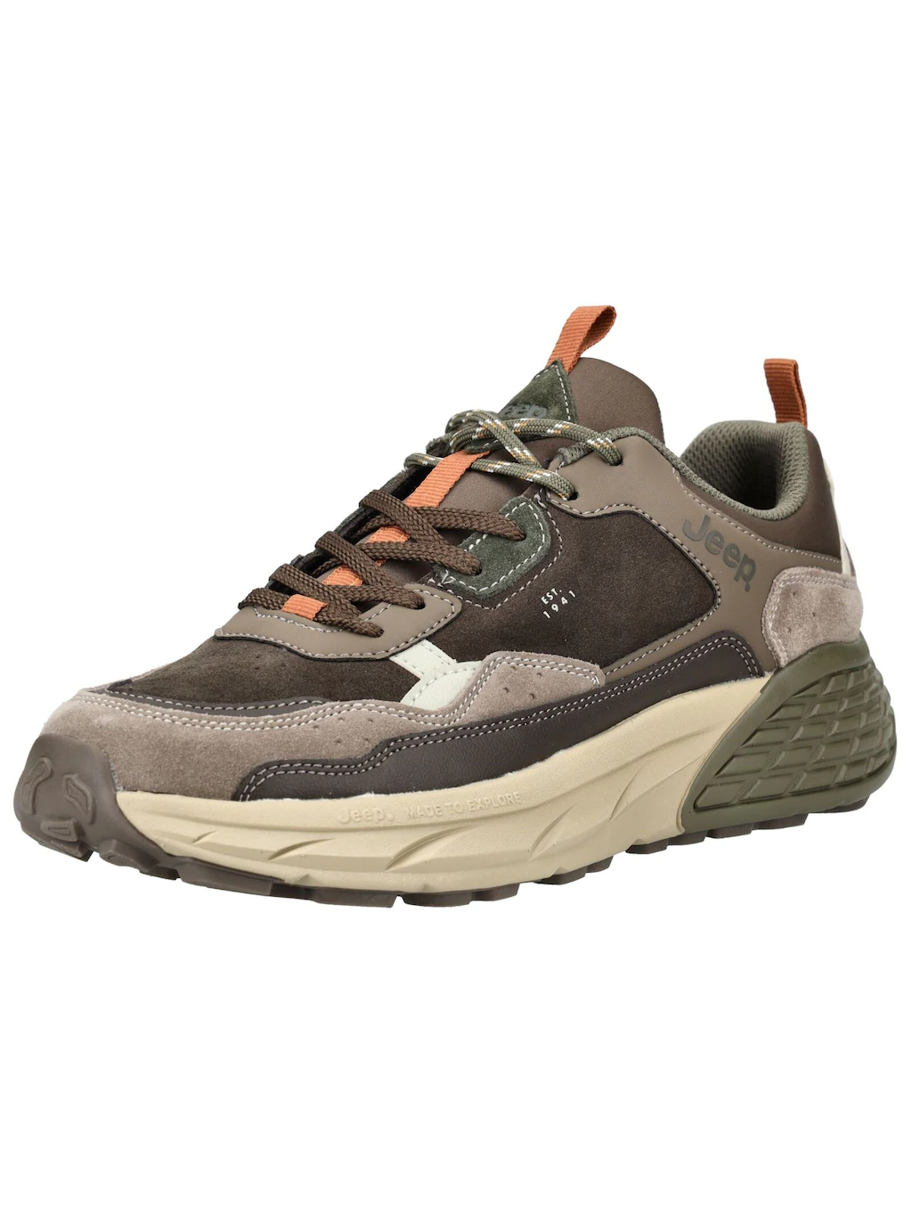 Jeep Sneaker "Jeep Sneaker Lederimitat/Textil" günstig online kaufen