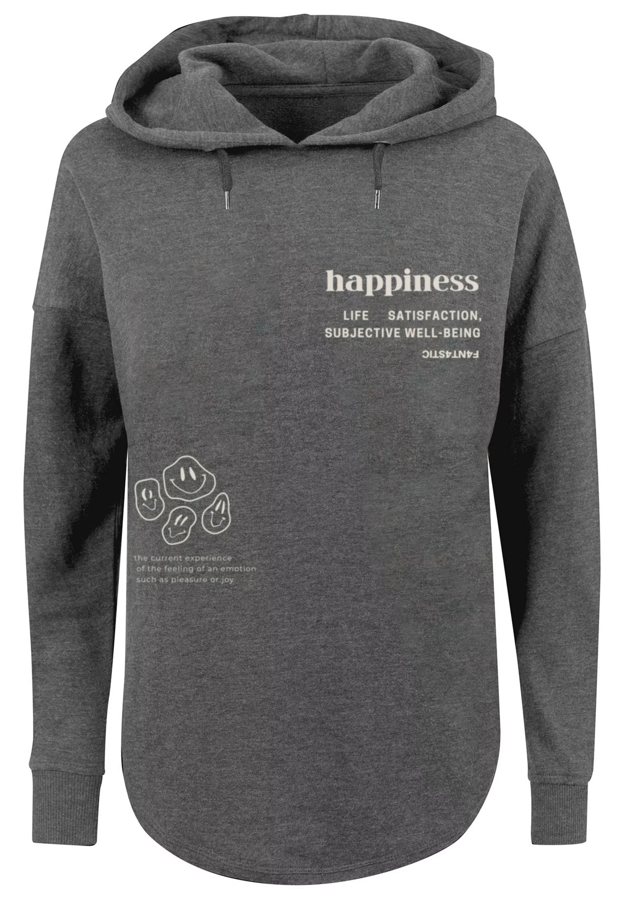 F4NT4STIC Kapuzenpullover "happiness OVERSIZE HOODIE", Print günstig online kaufen