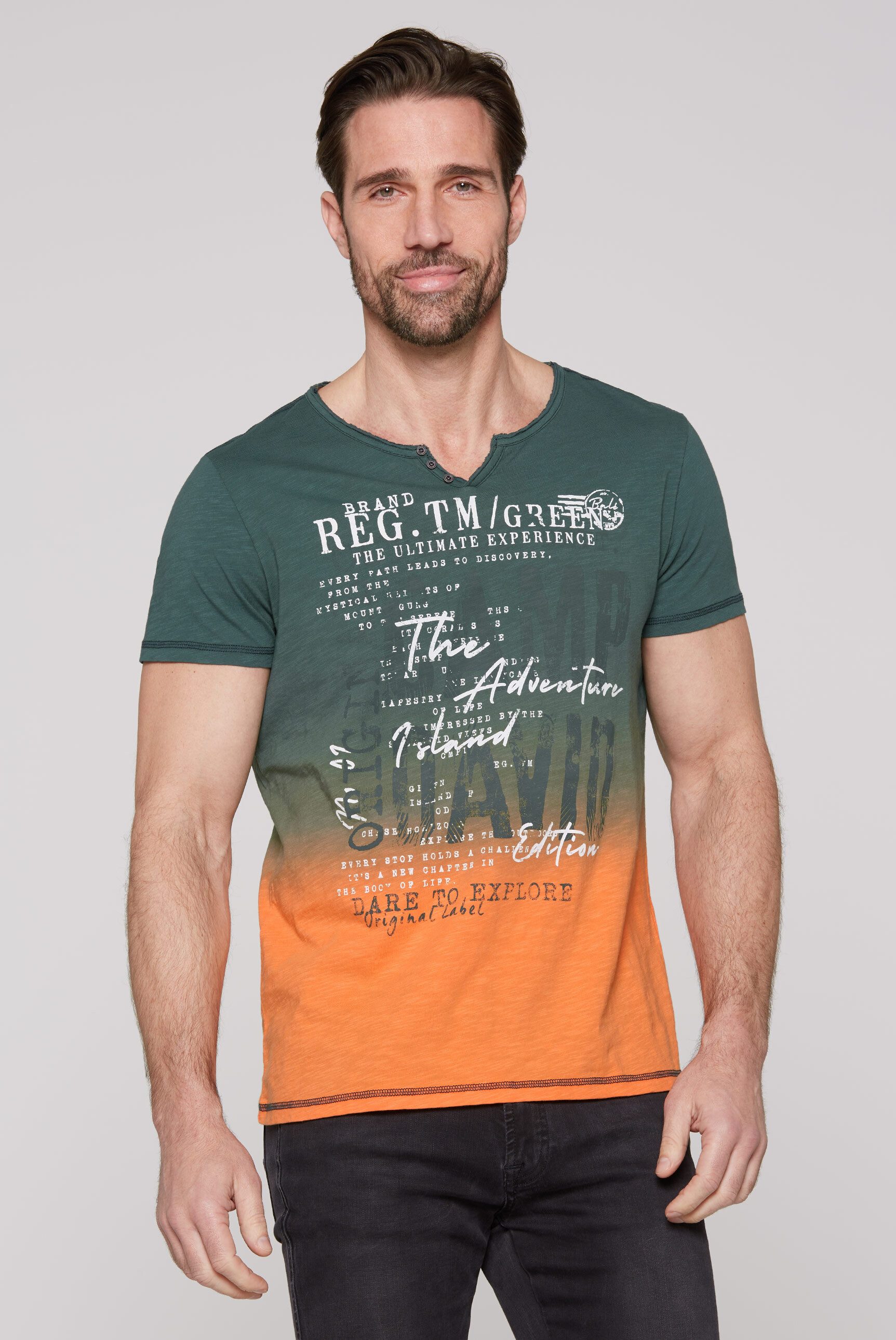 CAMP DAVID Rundhalsshirt, aus Baumwolle günstig online kaufen