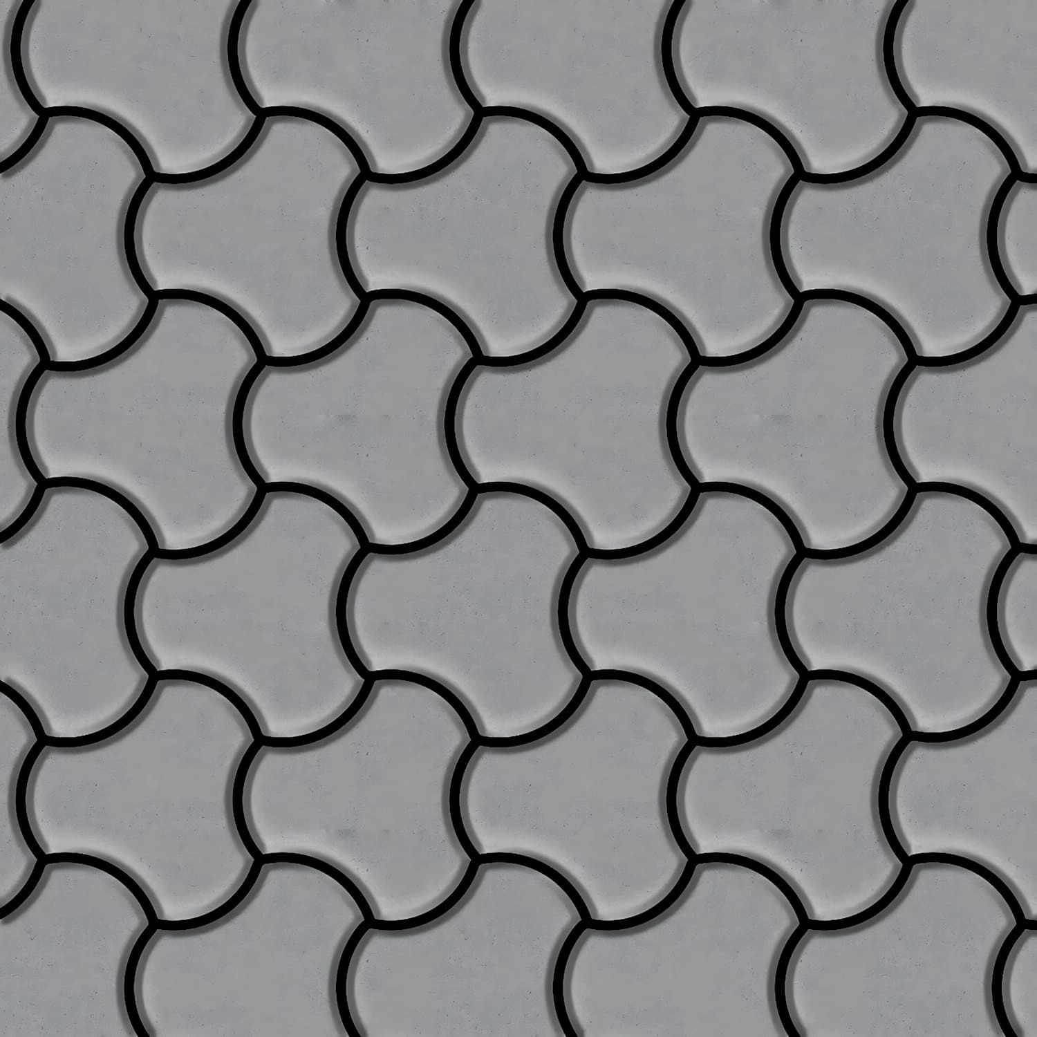 ALLOY Mosaik Fliese Massiv Metall Edelstahl Matt Grau 1,6mm Stark Ubiquity- günstig online kaufen