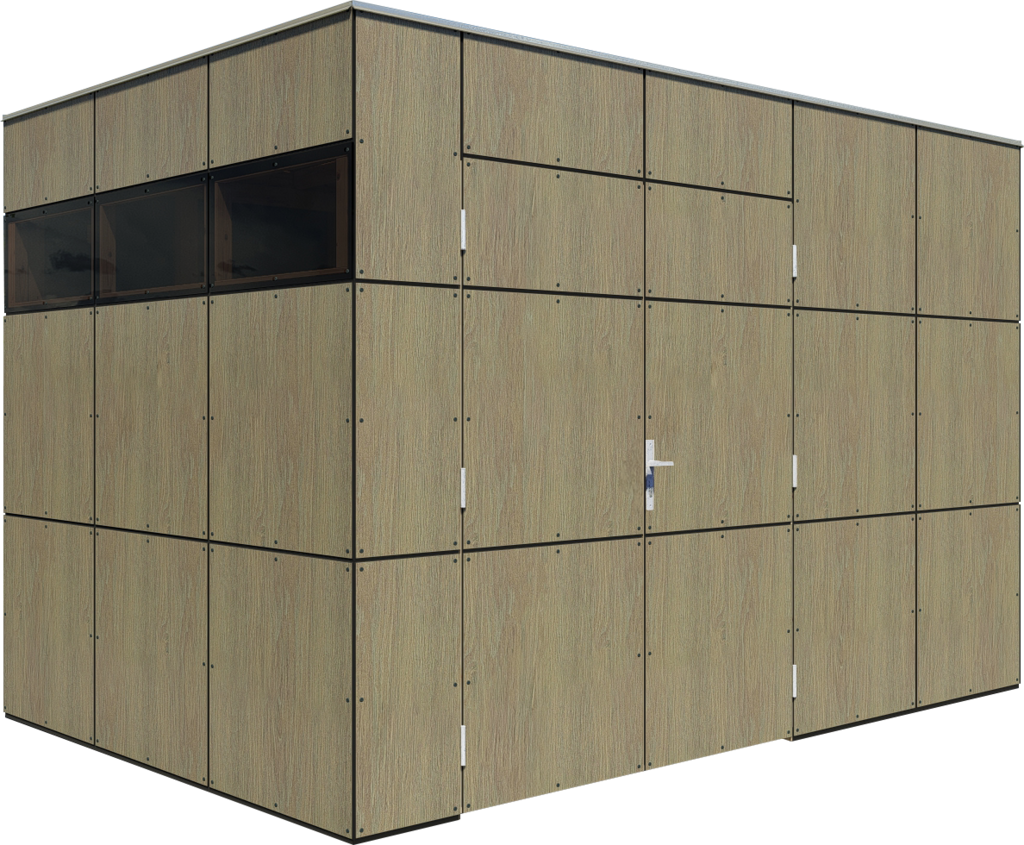 BERTILO Gartenhaus "HPL 2, in verschiedenen Farben", Fassaden-HPL in Archit günstig online kaufen