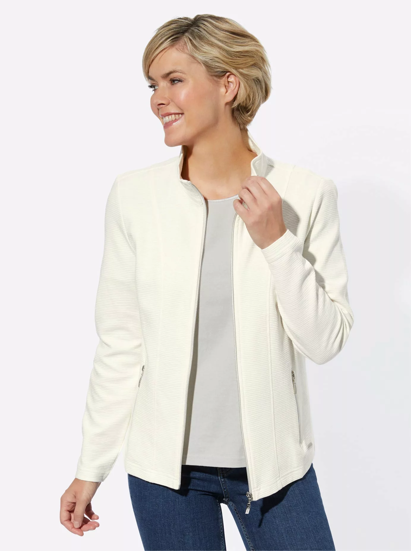 Casual Looks Shirtjacke "Shirtjacke", (1 tlg.) günstig online kaufen