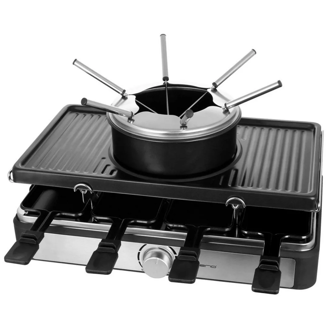 Emerio Raclette-Grill-Fondue-Kombi RG-124930 schwarz B/H/L: ca. 27x16,5x44 günstig online kaufen