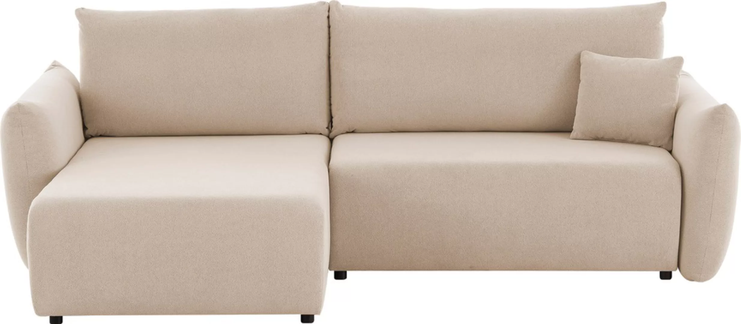 INOSIGN Ecksofa "MAVAS Schlafsofa mit Bettkasten, L-Form,", ca.257/127cm (L günstig online kaufen