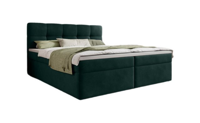 Luxusbetten24 Boxspringbett Cozy II Samt, mit Stauraum günstig online kaufen