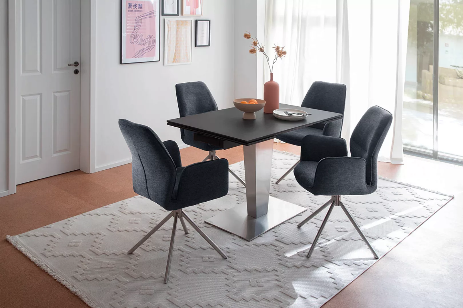 MCA furniture Esszimmerstuhl "GREYTON", Chenille günstig online kaufen