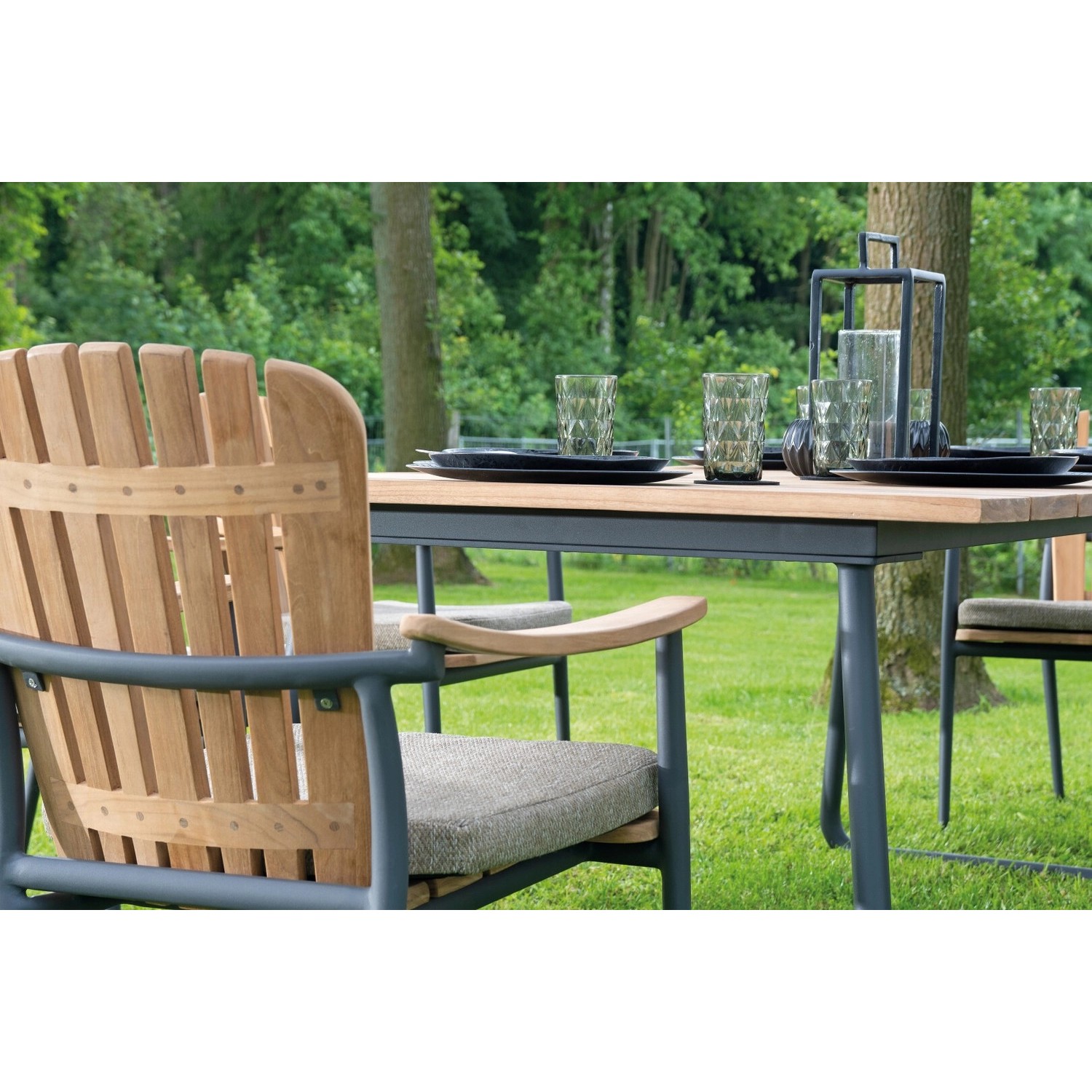 Natur24 Gartenstuhl Dining Sessel Montgomery Teak Natur günstig online kaufen