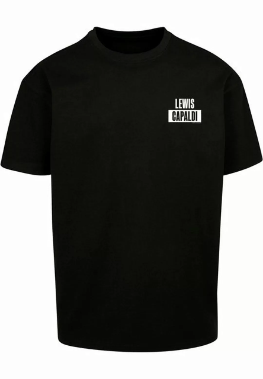 Merchcode T-Shirt Merchcode Herren Lewis Capaldi - PP Logo Heavy Oversize T günstig online kaufen