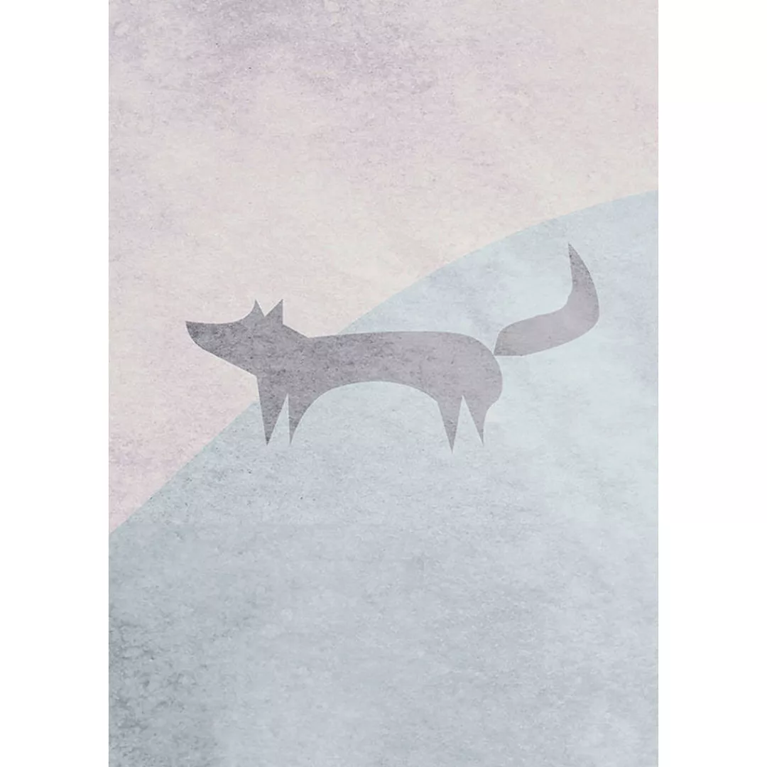 KOMAR Wandbild - Wild and Free Fox  - Größe: 50 x 70 cm mehrfarbig Gr. one günstig online kaufen