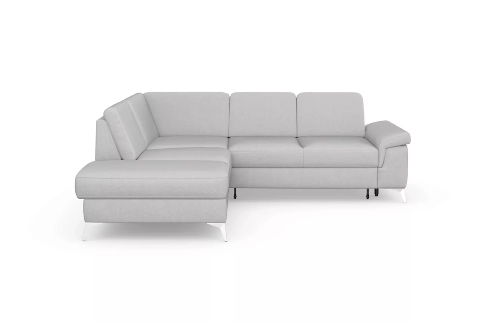 sit&more Ecksofa »Padua L-Form«, inklusive Sitztiefenverstellung, Armteilfu günstig online kaufen