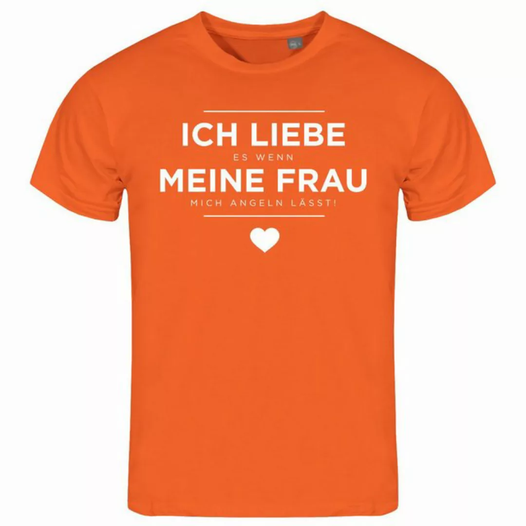 deinshirt Print-Shirt Herren T-Shirt Ich liebe es wenn meine Frau mich ange günstig online kaufen