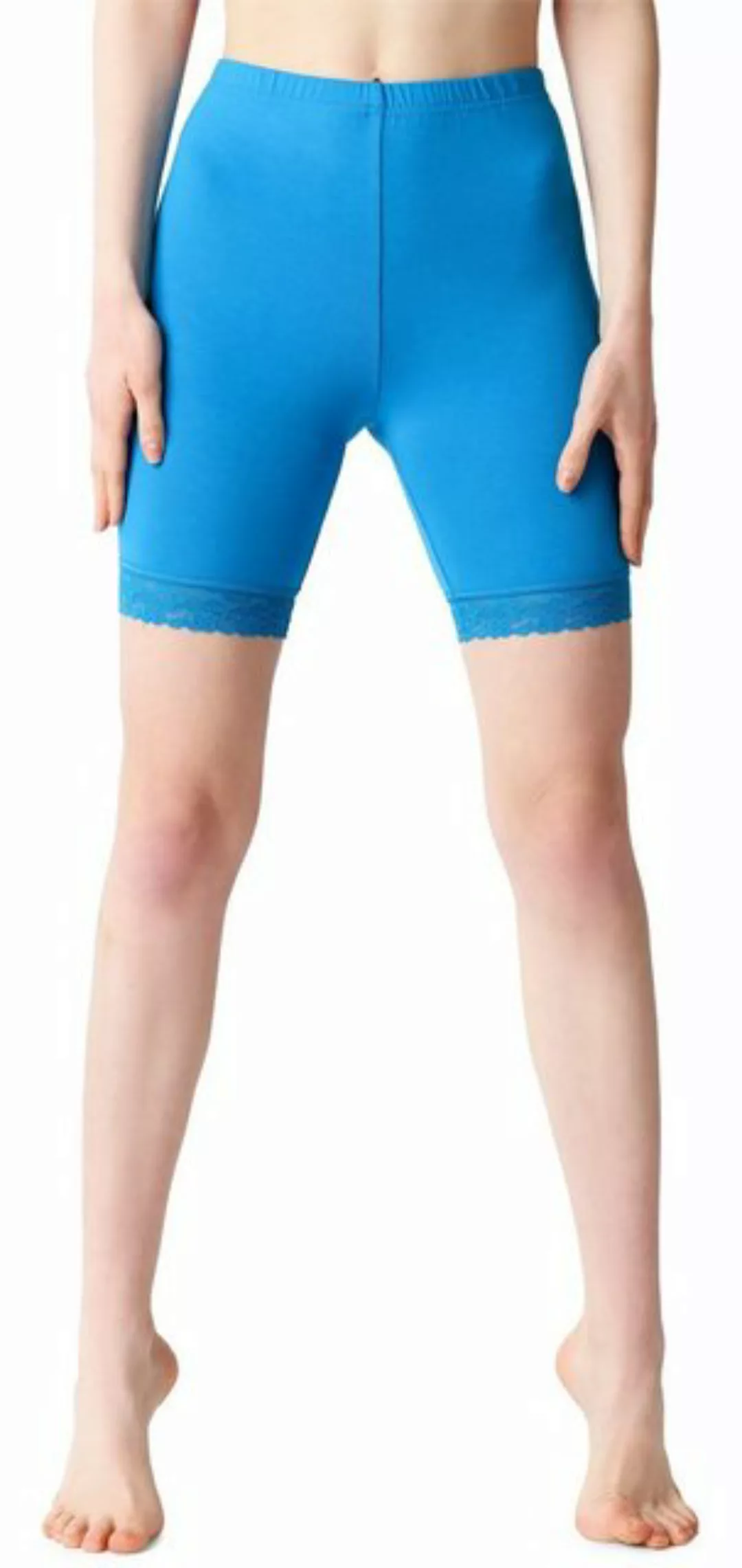 Bellivalini Leggings Damen Shorts aus Viskose BLV50-216 (1-tlg) mit Spitze günstig online kaufen