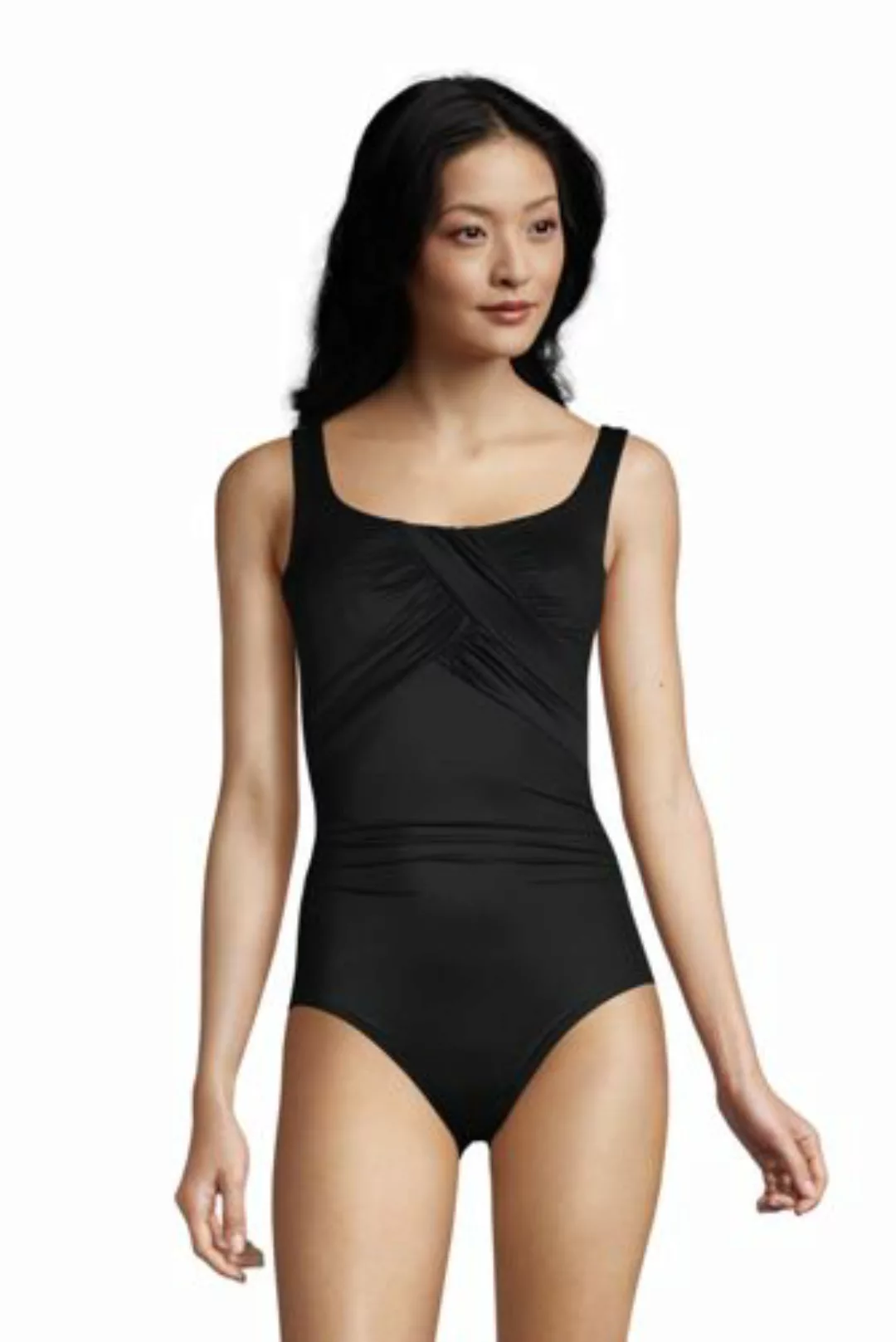 Shape-Badeanzug mit Bügel SLENDER, Damen, Größe: XL Normal, Schwarz, Nylon- günstig online kaufen