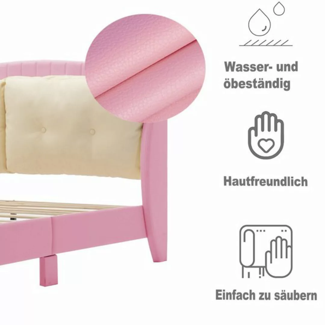 OKWISH Kinderbett Polsterbett Bett Stauraumbett Gästebett Doppelbett (Doppe günstig online kaufen