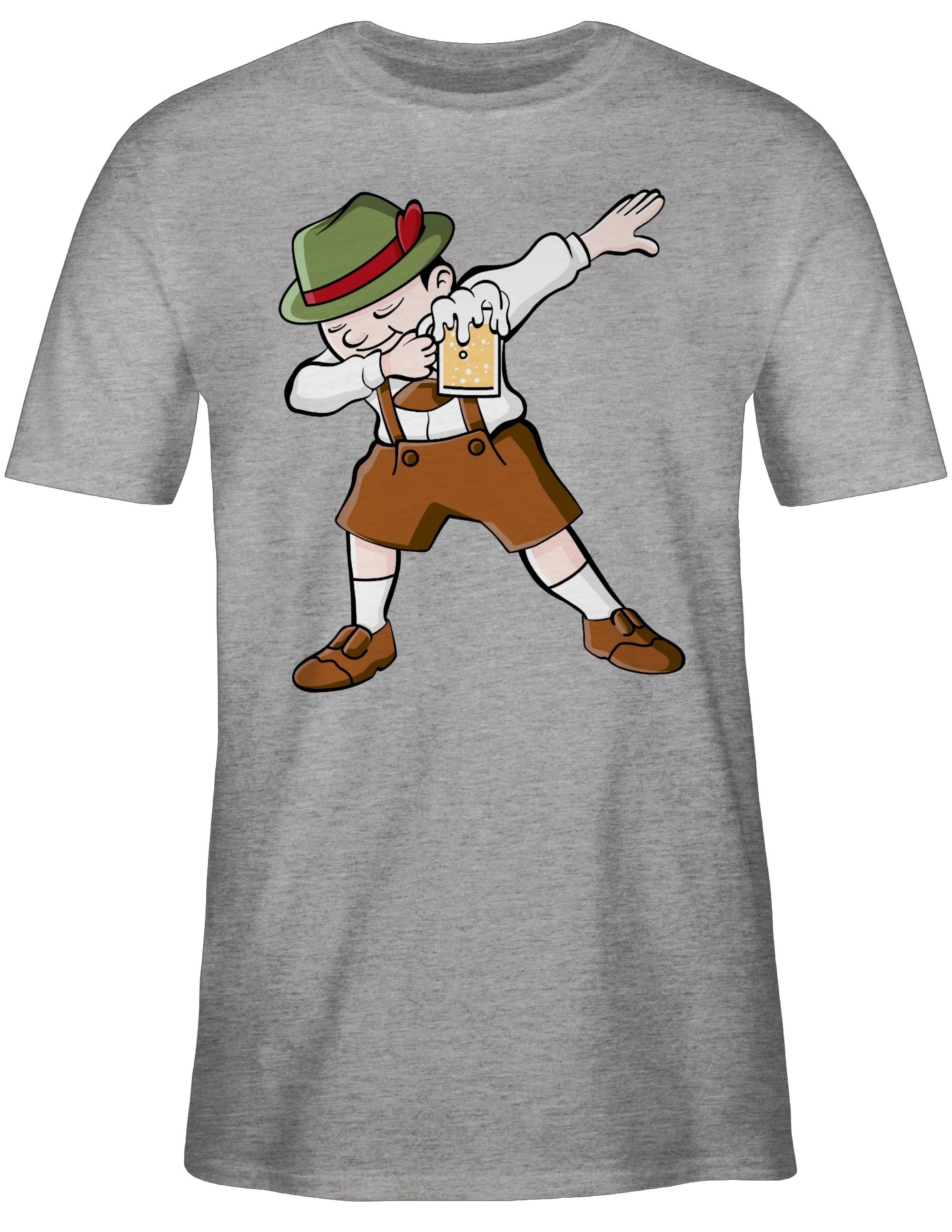 Shirtracer T-Shirt Dabbing Bayern Lederhosen Mode günstig online kaufen