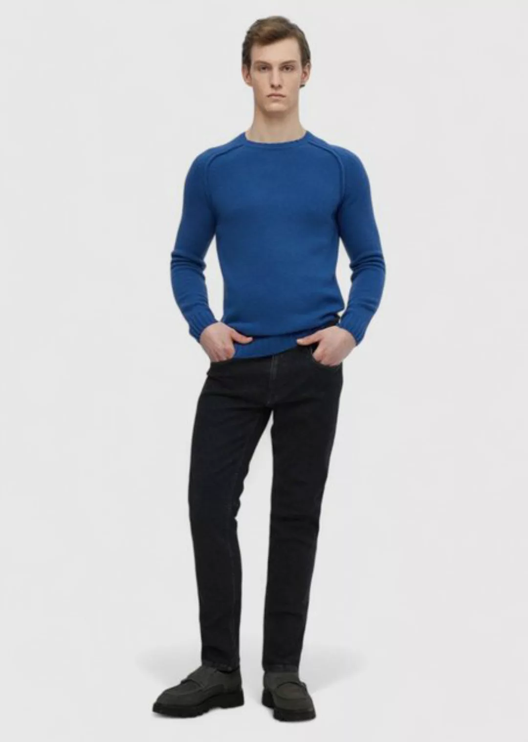 RAMSEY Regular-fit-Jeans Schwarze Slim Fit Denim Baumwollmischung Hose günstig online kaufen