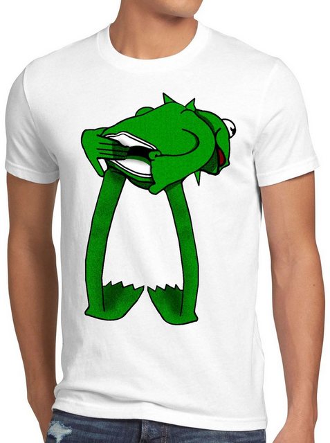 style3 Print-Shirt Herren T-Shirt Kermit Frosch handpuppe günstig online kaufen