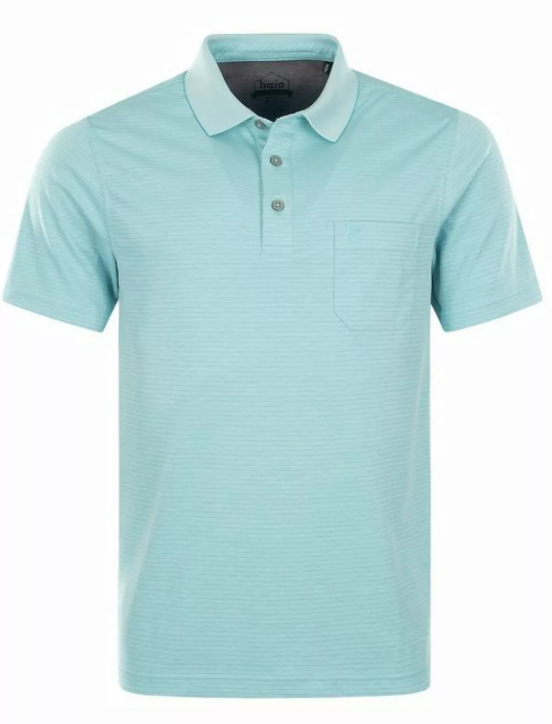 Hajo Poloshirt Herren Poloshirt mit feinem Streifen (1-tlg) Baumwollmischun günstig online kaufen