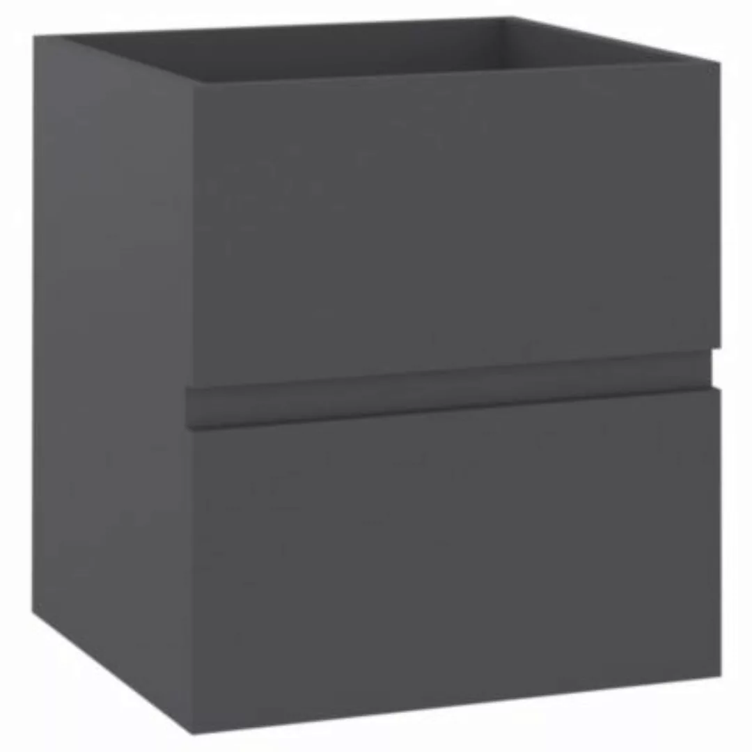 Waschbeckenunterschrank Grau 41x38,5x45 Cm Spanplatte günstig online kaufen