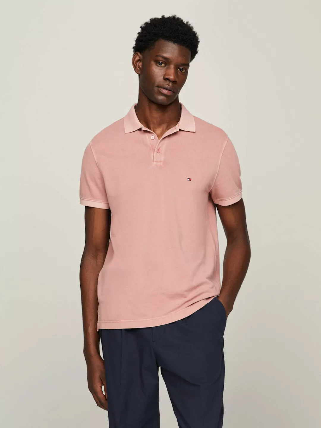 Tommy Hilfiger Poloshirt GARMENT DYE REG POLO leicht gewaschene Optik günstig online kaufen