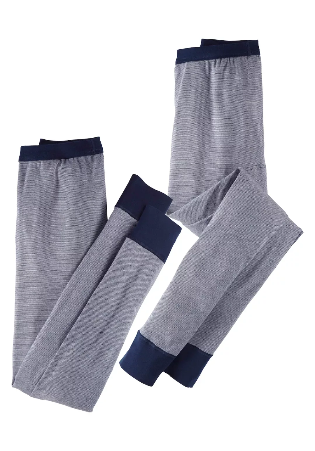 Clipper Exclusive Lange Unterhose, (Packung, 2 St.), modische Optik: Jeans günstig online kaufen