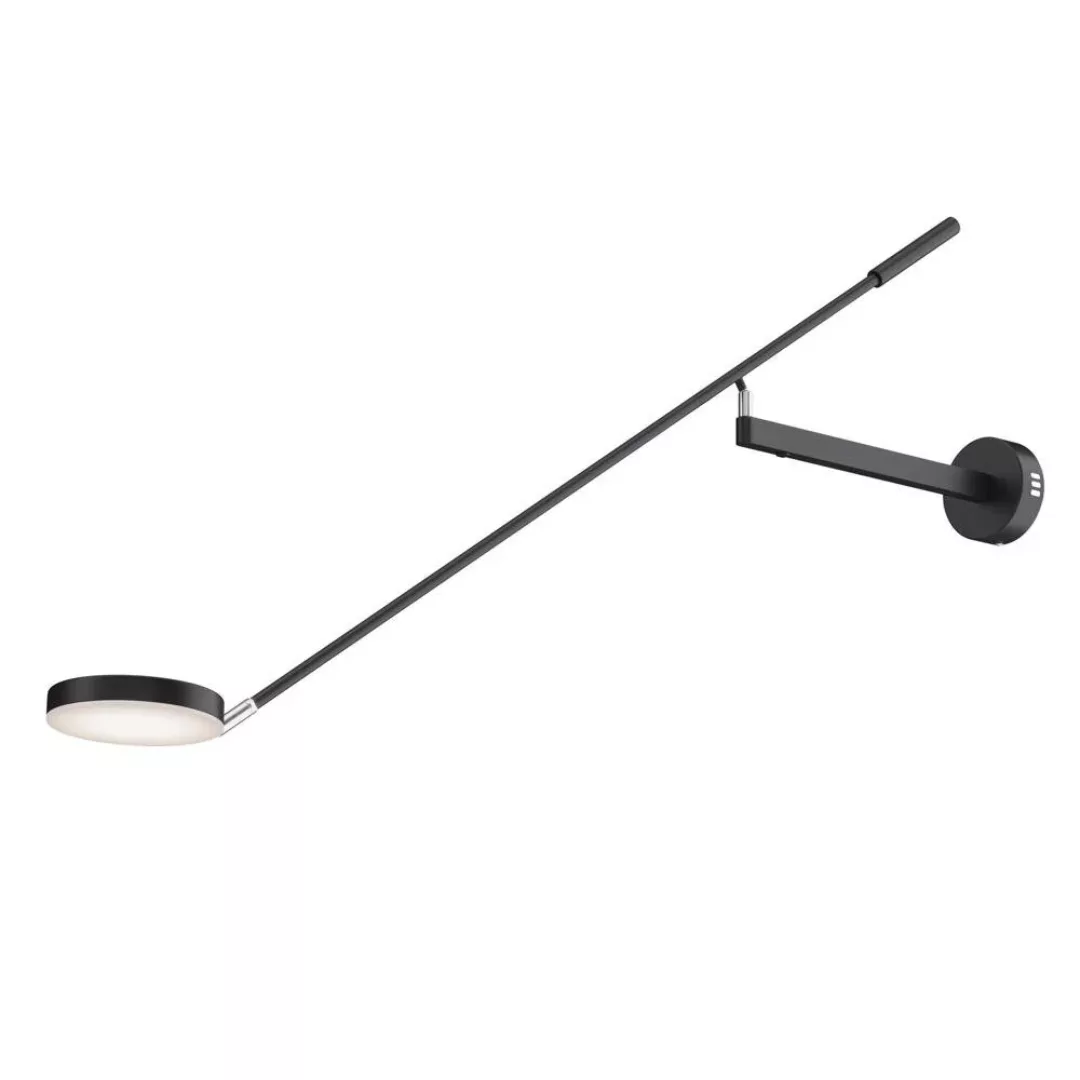 Maytoni LED-Wandlampe Fad, schwarz, Metall 100 cm justierbar günstig online kaufen